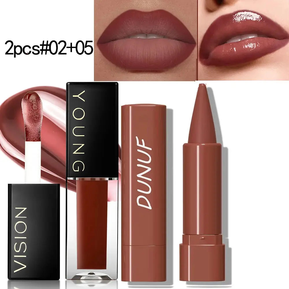 Brand Nam Gradient Lip Liner Pen Matte Velvet Finish For Precise Long Lasting Lip Definition