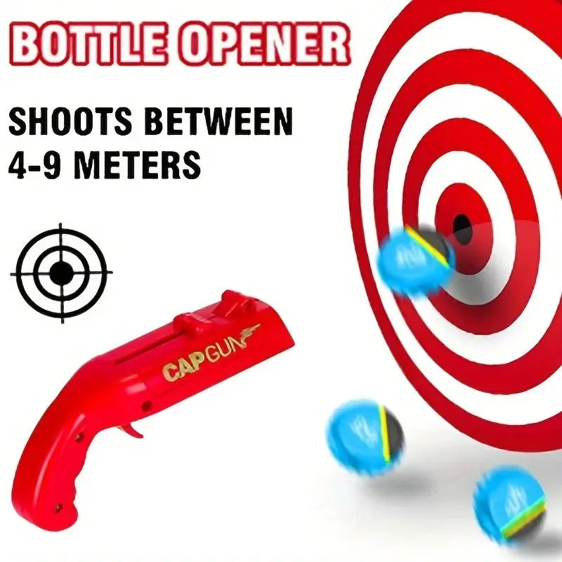 Funny Cap Gun Bottle Opener for Home Bars Parties and Weddings Gift for Men Beer Bottle Opener