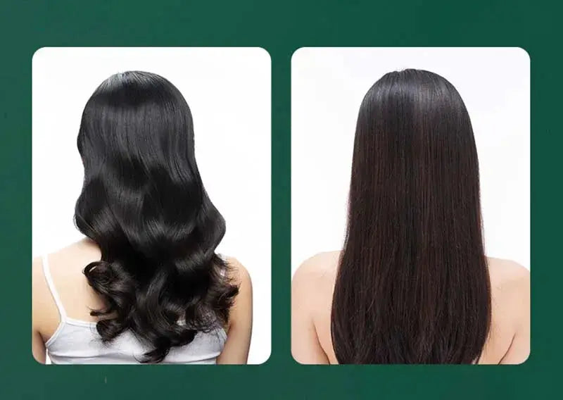 KLINA hair massage air cushion comb brush Simples Market; detangler, left wavy black right straight black