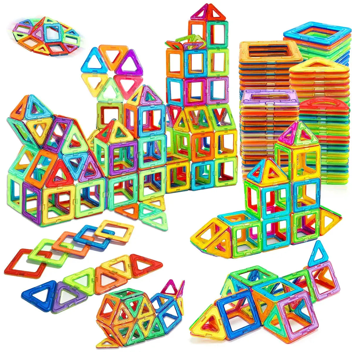 Magnetic Building Blocks Medium Size DIY Magnet Toys For STEM Learning Construction Educational Sets For Kids