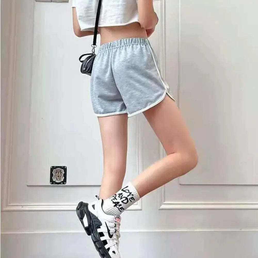 Zenova Women Elastic Shorts Loose Fitting Quick Dry Summer Running Leisurewear Durable Against Wear And Tear