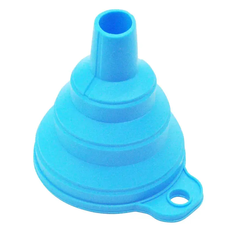 Mini Foldable Silicone Funnel Collapsible Portable Fuel Hopper Oil Beer Kitchen Accessories