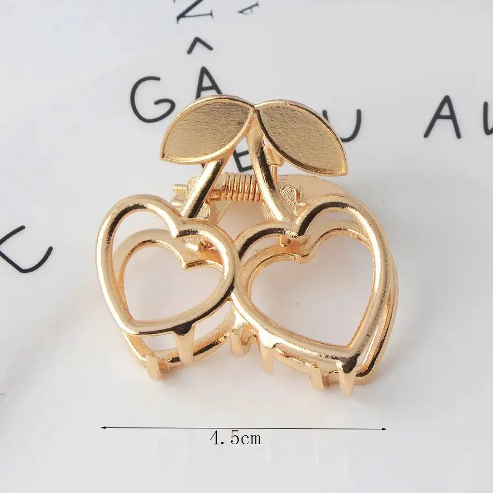 LuxeHair Geometric Metal Hair Claw Clip For Women And Girls Elegant Minimal Design For Secure Hold