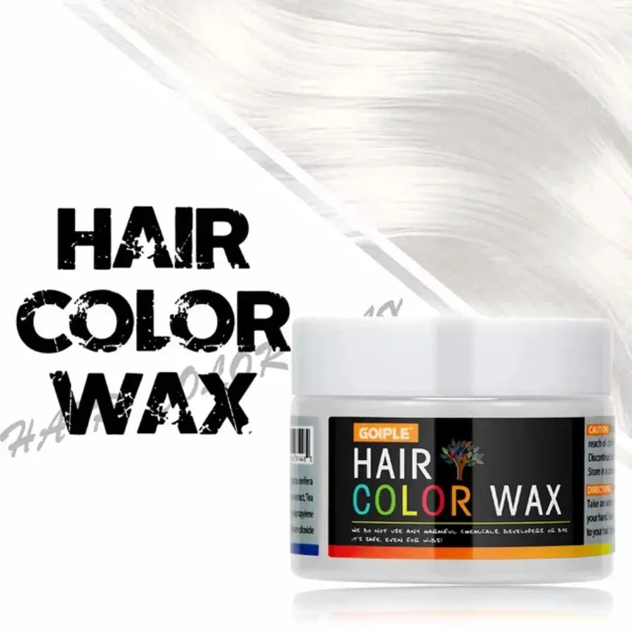 Valentines Day DIY Hair Dyed Mud Colour Wax Easy To Wash Coloring Cream For Hair Beard And Eyebrows
