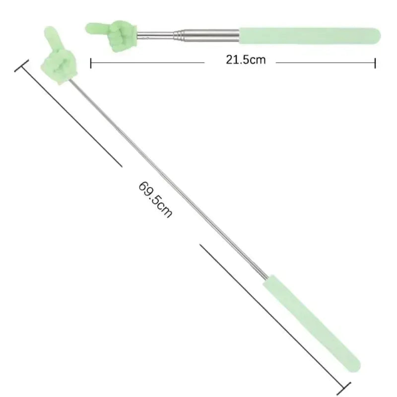 Colorful Finger Reading Sticks Stainless Steel Pointer Telescopic Rod For Kids Teaching And Parent Child Learning