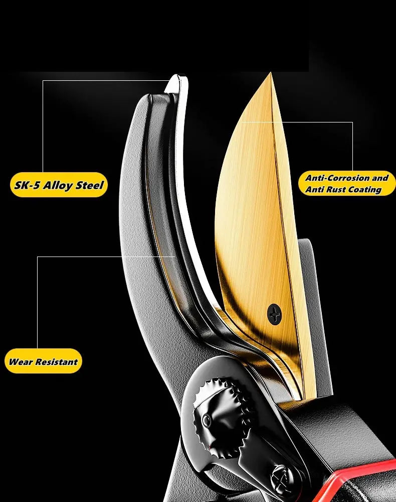 Labor-Saving Gardening Pruning Shears With SK-5 Blade For Bonsai Fruit Trees Flowers And Branches Garden Pruner