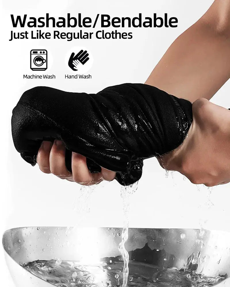 Heated vest, black fleece, USB-rechargeable self-heating jacket, washable and bendable