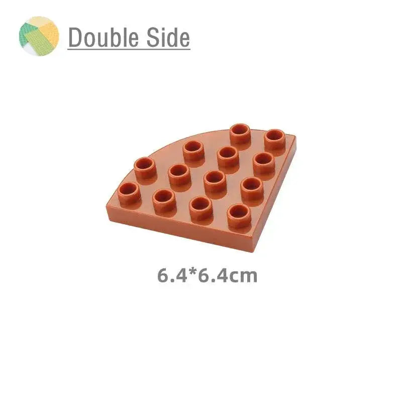 9 Sizes Big Building Plastic Blocks Base Plates Compatible With Large Bricks And Assembly Figures For Kids Toys
