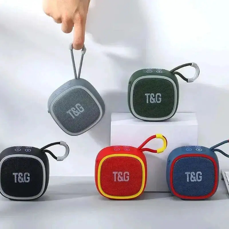 TG659 Portable Bluetooth Speaker Wireless FM Radio Mini Compact Sound Box For Outdoors And Home Use