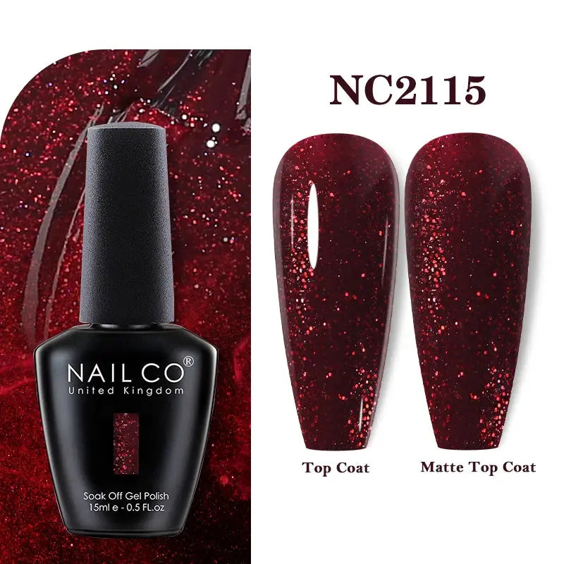 NAILCO 283 Colors Gel Nail Polish Kit Ultra Long Lasting UV Gel Varnish With 30 Day Shine