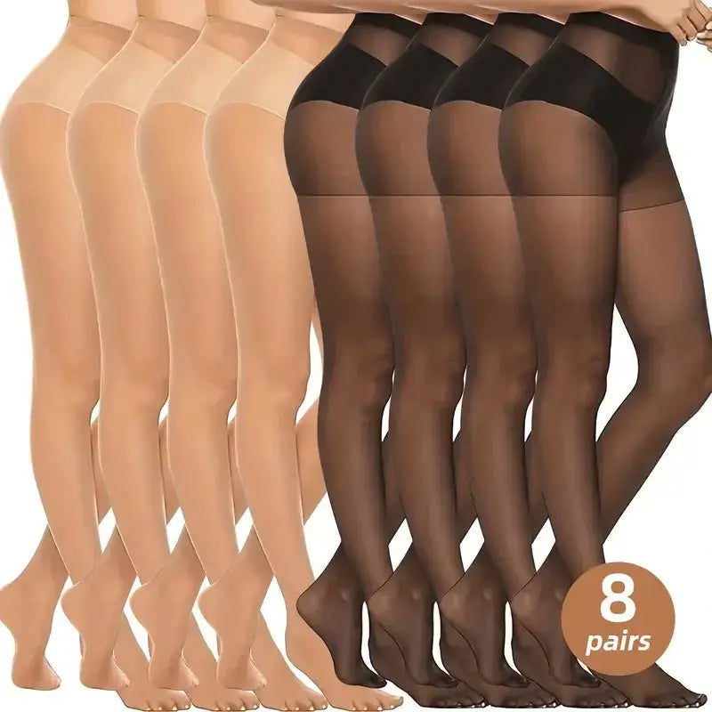 SilkWeave Womens Slim Fit Silk Pantyhose Ultra Thin Breathable High Elasticity Anti Hook