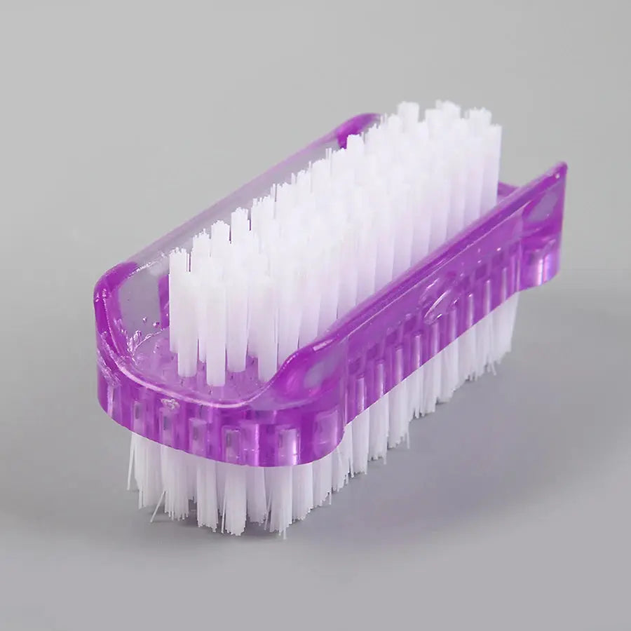 NailGlow Pro Double-Sided Nail Cleaning Brush For Manicure And Pedicure Gentle Yet Thorough Cleaning
