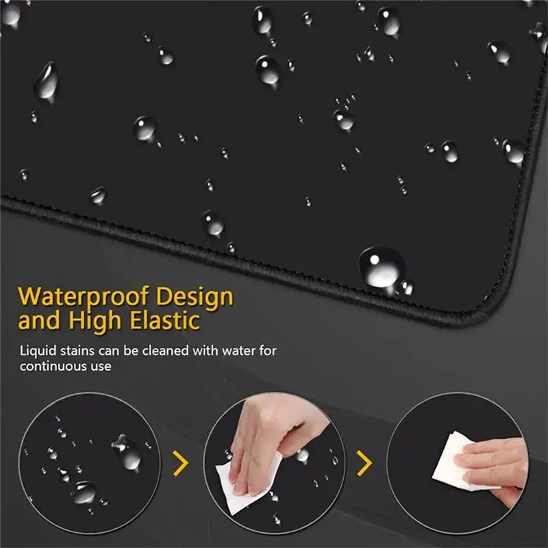 PPikachu Divine Dragon Gaming Mouse Pad XXL Desk Mat For Keyboard And Mouse Large Surface