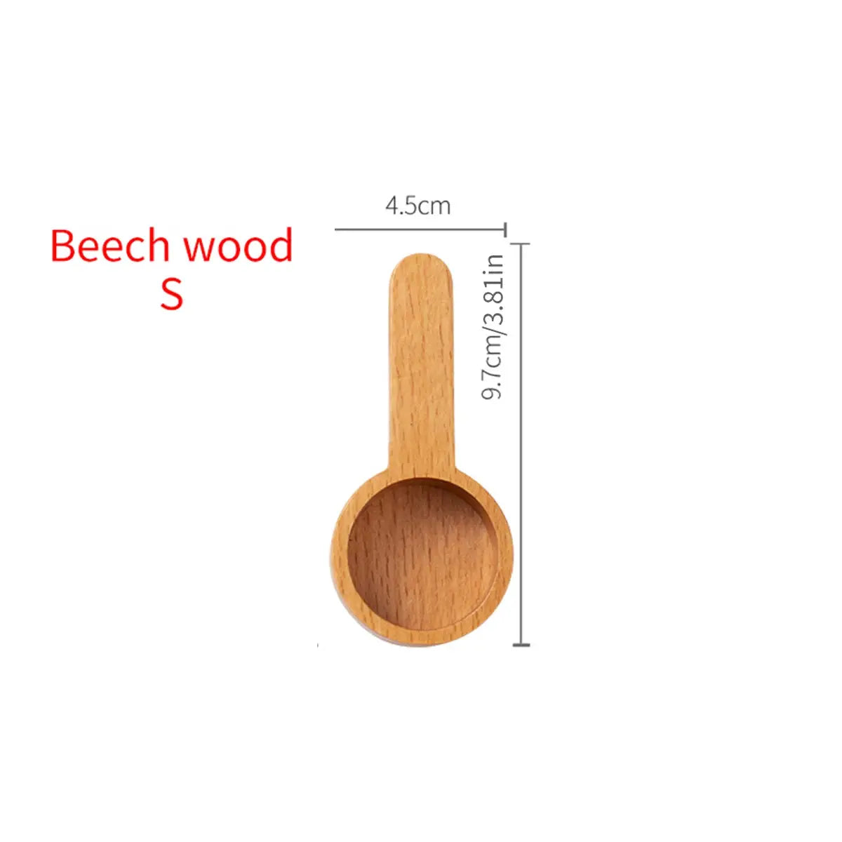 NatureWood Walnut Coffee Scoop Solid Wood Gram Measuring Spoon For Coffee Powder And Milk Powder