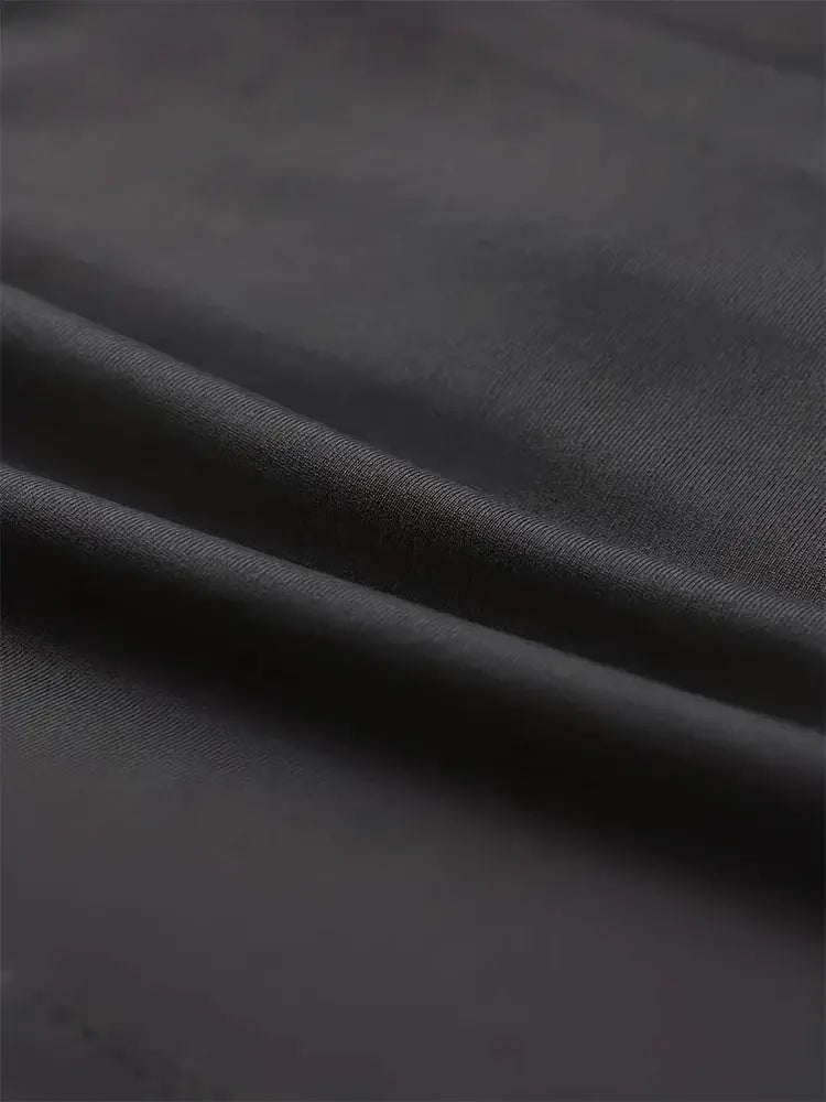 Men's compression rashguard shirt in black, quick-dry athletic top