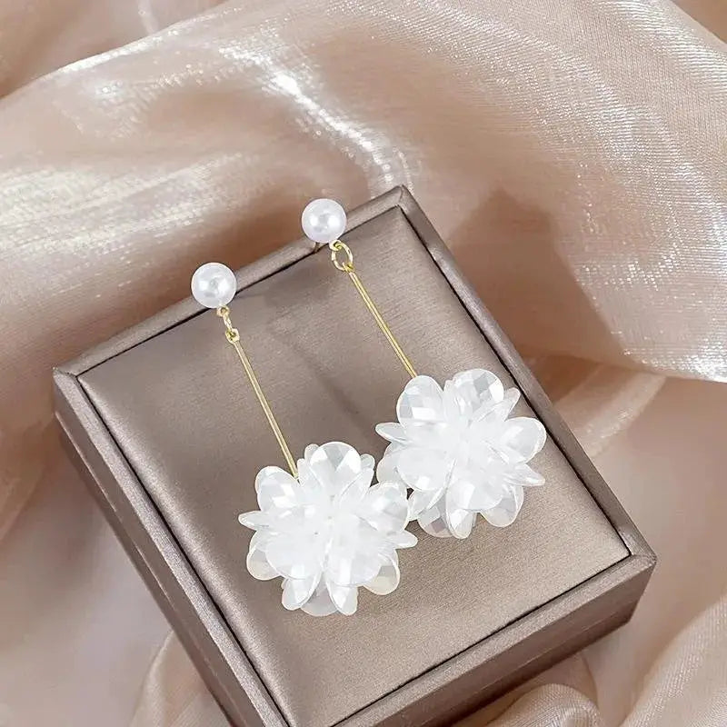 Forest Cross Border Fairy Petal Earrings Handmade Delicate Craftsmanship For Women Whimsical Artisan Jewelry