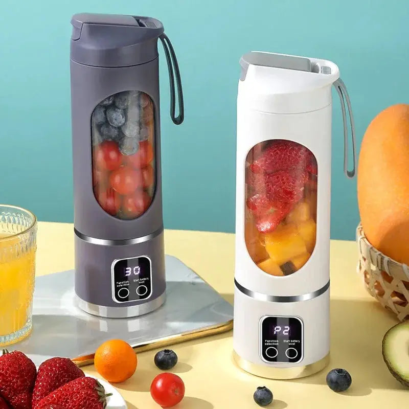 Portable Fruit Juicer 450ml USB Rechargeable Blender Ice Crusher