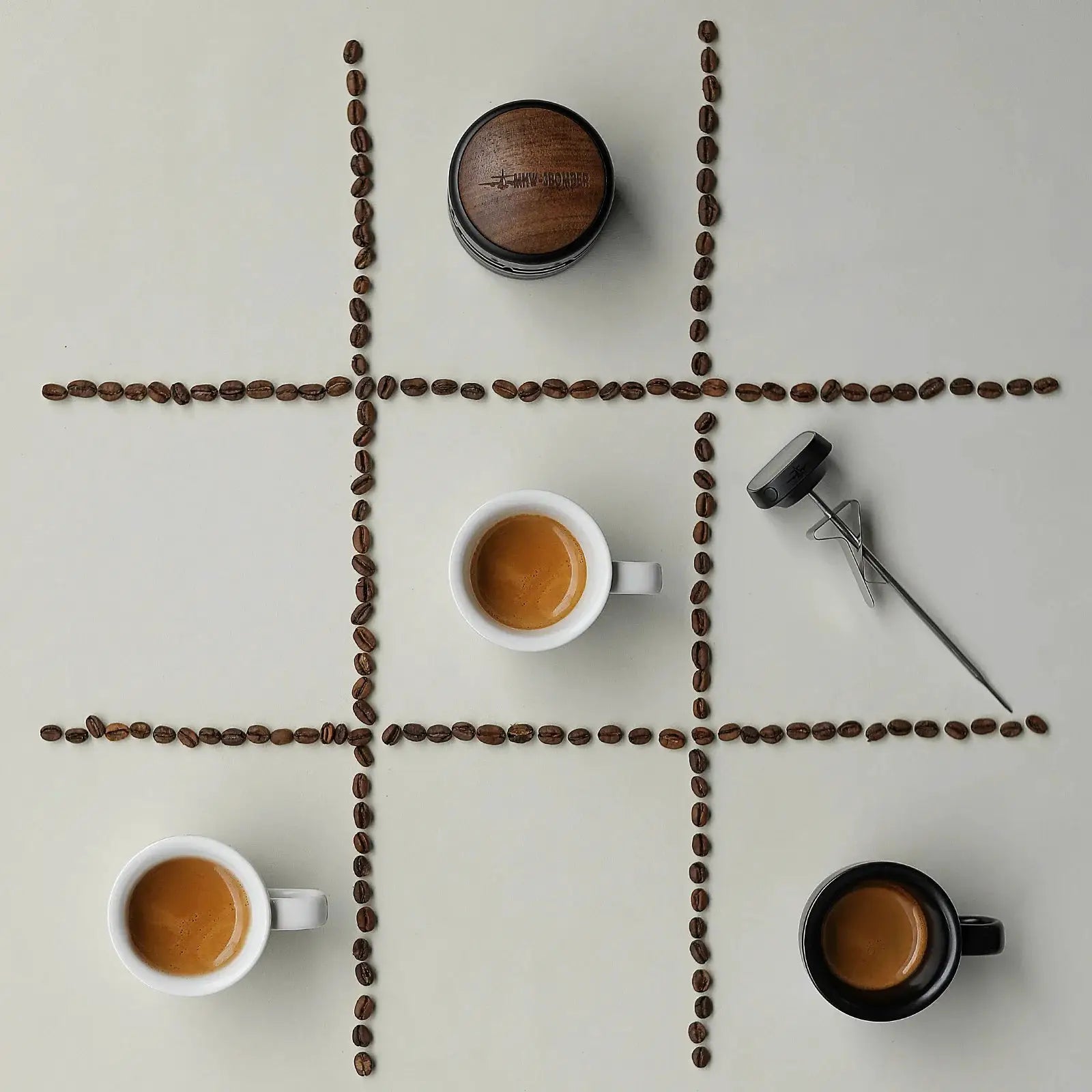 MHW 3 Bomber Espresso Mug 80ml Ceramic Coffee Cup and Saucer Set for Latte Art and Home Barista