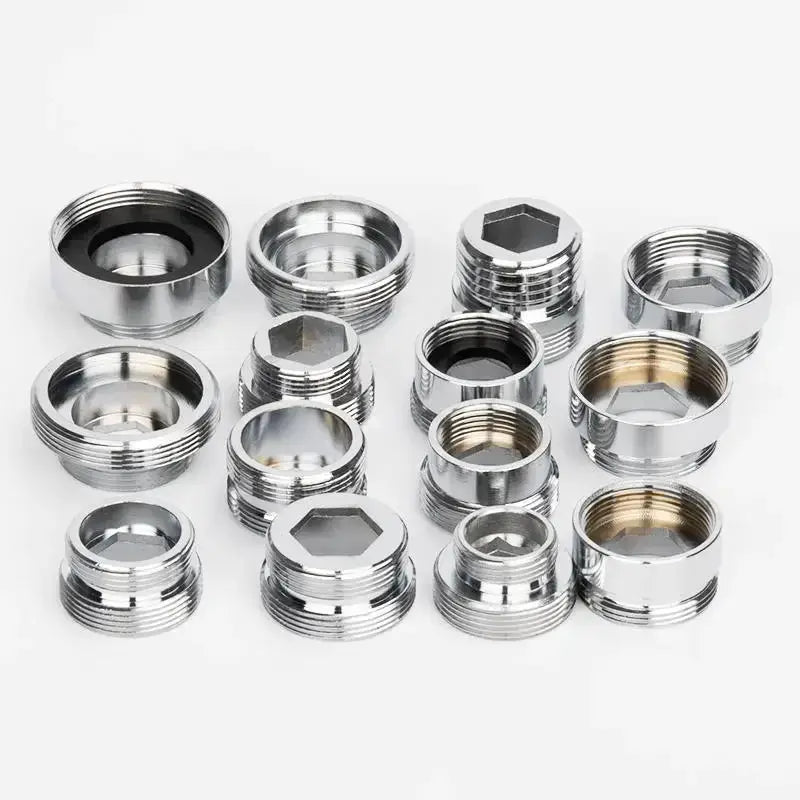 Stainless Steel Faucet Connector Set M22 To M20 M18 M28 Threads Water Tap Adapter For Kitchen Purifier