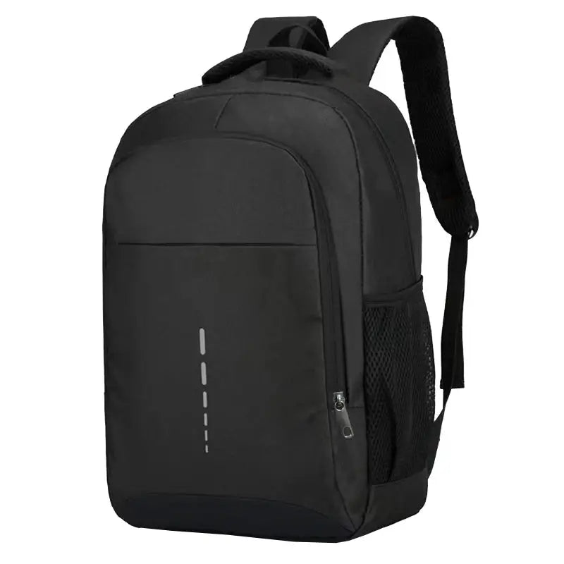 Multi-Pocket Professional Laptop Backpack in stylish black design, perfect for students and professionals.