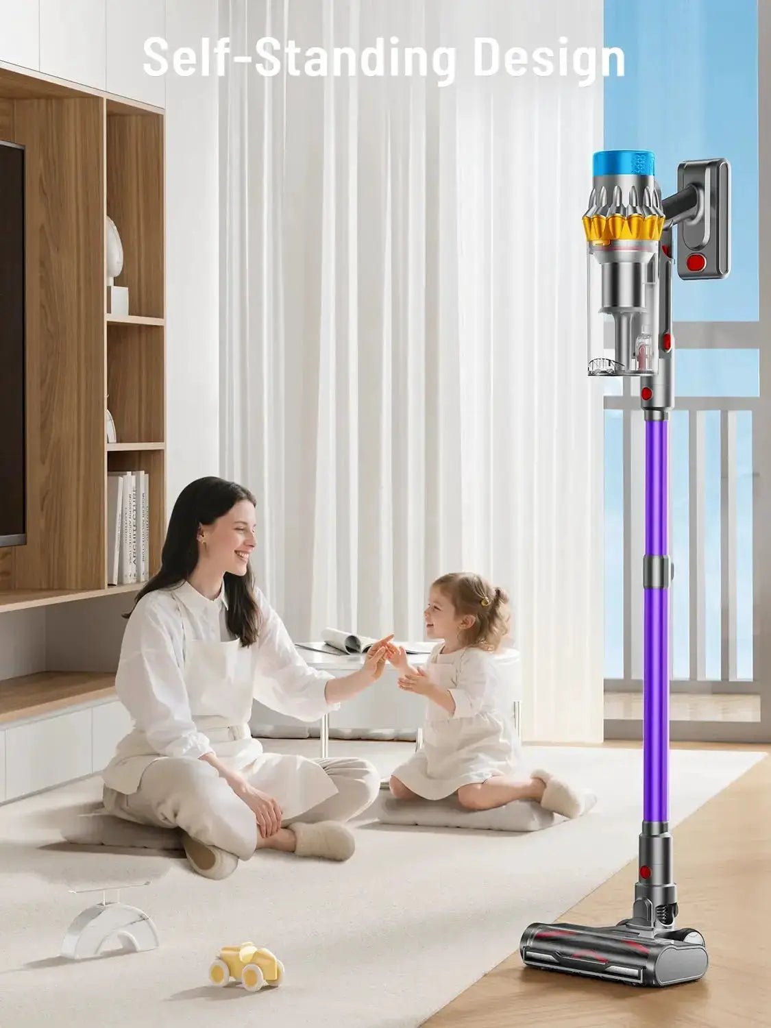 VAKERR X15 Pro 650W Cordless Vacuum Cleaner 70 Minutes Pet Hair