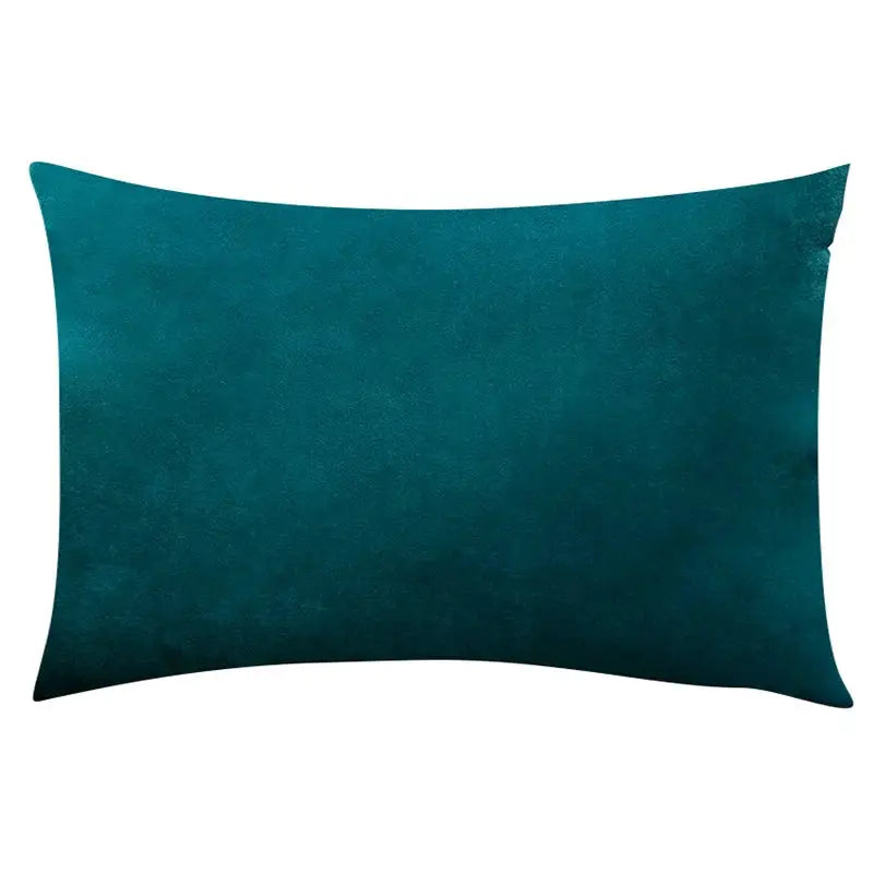 Soft velvet cushion cover in teal, 30x50, by Simples Market