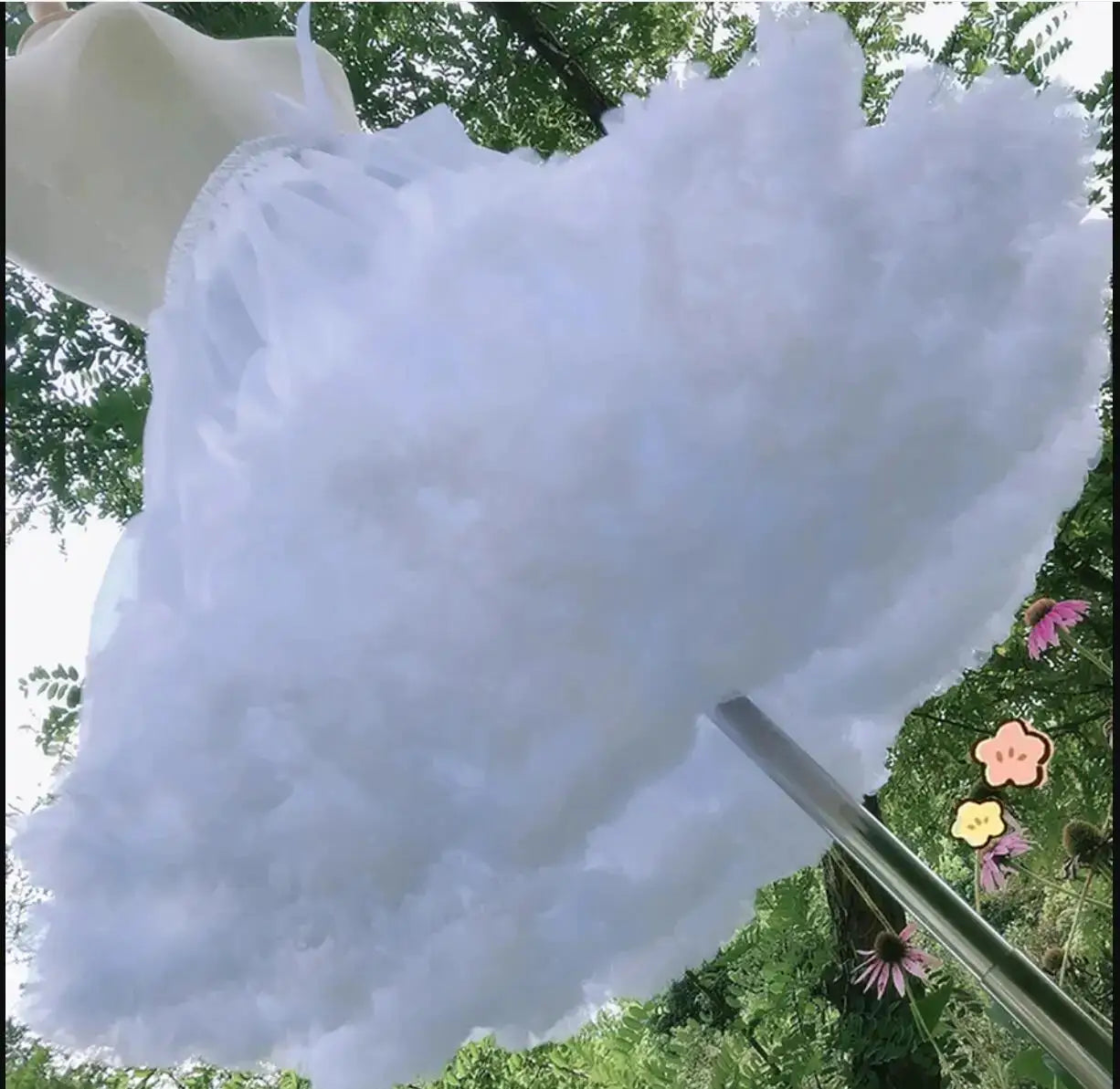 LolitaBloom Flower Style Petticoat Crinoline Fluffy Cosplay Volume For Wedding Dresses