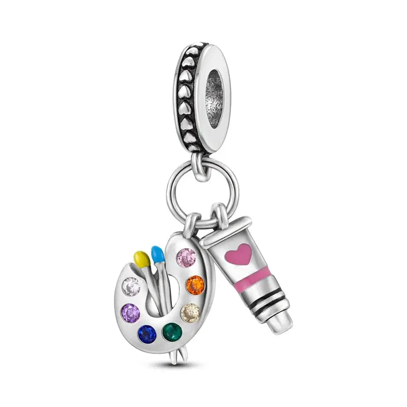 Original 925 Silver Charms Beads For Pendant Charm Bracelet Dangle For Women DIY Fine Jewelry Making Hot Sale