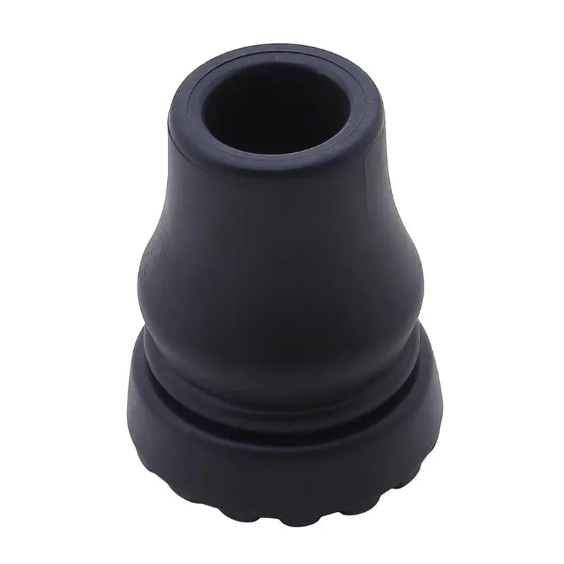 Cane tip protector for walking sticks; Simples Market, black rubber fits 16–22mm