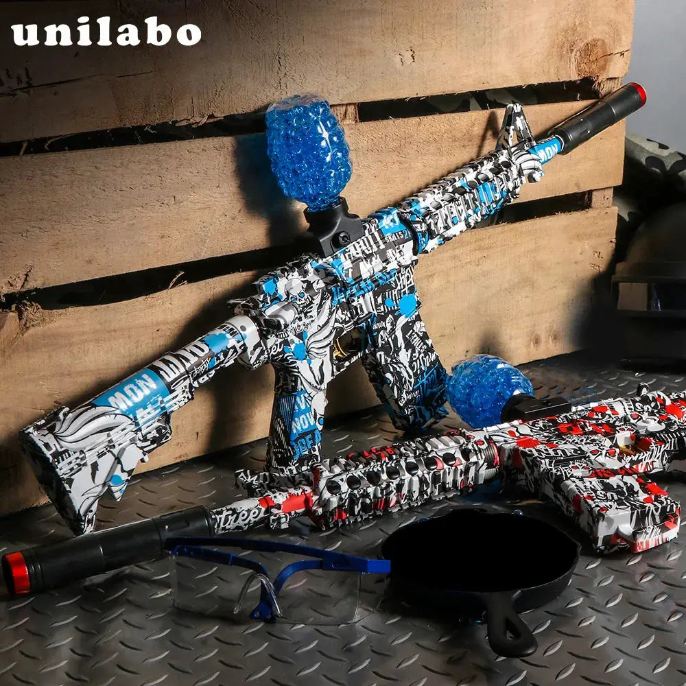 M416 Electric Blaster Gun Set High Precision Shooting Toy For Outdoor Play And Birthday Gift Ages 14 And Up