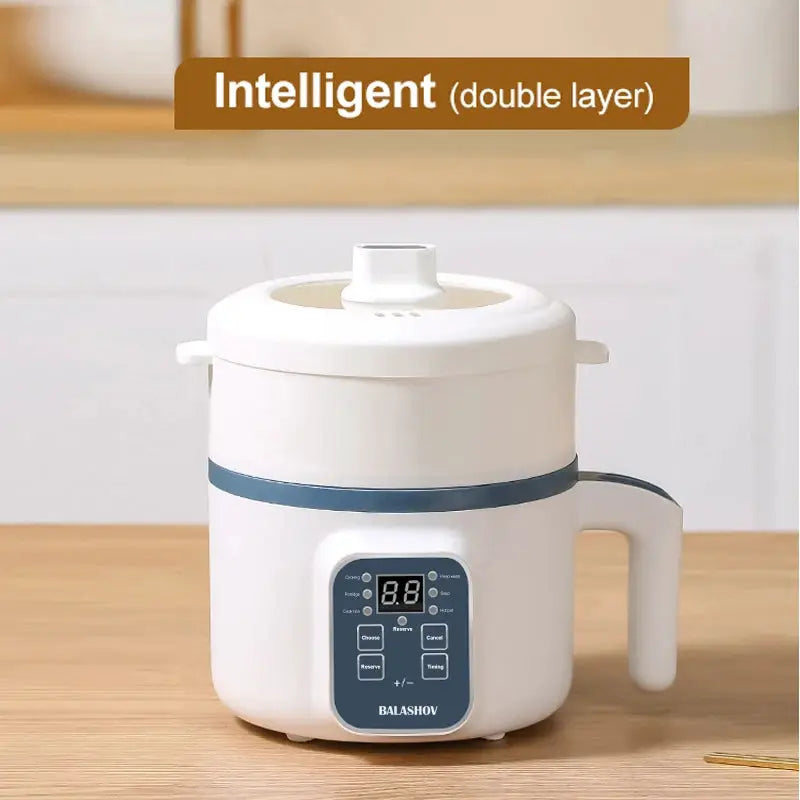 1.7L Electric Rice Cooker 220V Multi Cooker Non Stick Smart Mechanical Steamed Rice Pot For Home Use
