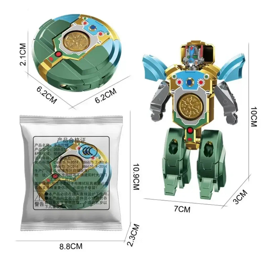 New 360 Rotating Ball Deformation Robot Fingertip Gyro Toy For Stress Relief Decompression Adults And Kids Gift