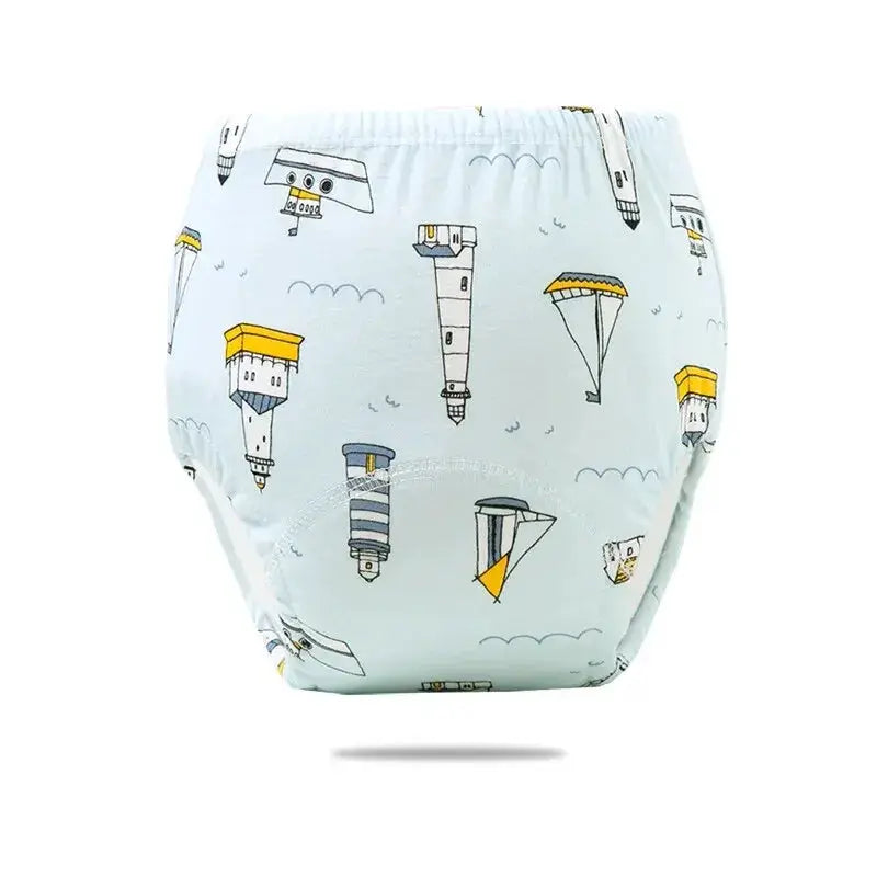 Breathable Cotton Baby Training Pants 0 to 3 Years Reusable Cloth Nappy Toilet Training Pants for Newborns