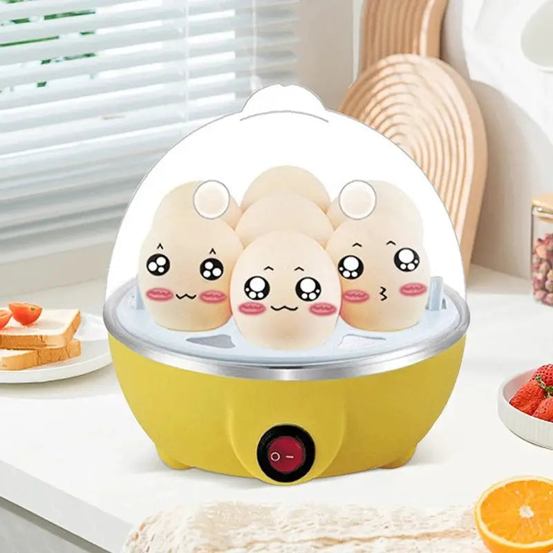 NOCCLILI Egg Cooker Automatic Power Off 7 Or More Eggs Capacity Multi Function Steamed Egg Custard Boiled Egg Machine