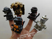 5 Piece Finger Puppet Mecha Godzilla King Ghidorah Hydreigon Monster Cute Action Figure Toy Set