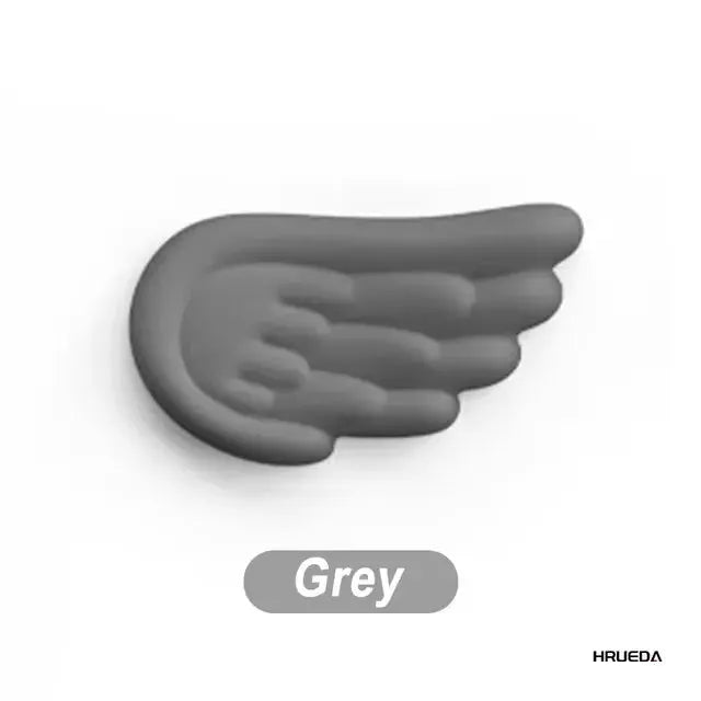 Angel Wing Memory Foam Wrist Rest and Mouse Pad Set for Keyboard and Laptop Ergonomic Non Slip Comfort