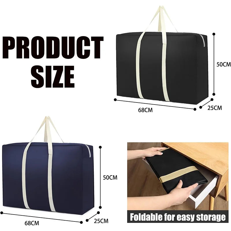 Non Woven Quilt Storage Bag Large Capacity Waterproof Dustproof Durable Clothes Organizer