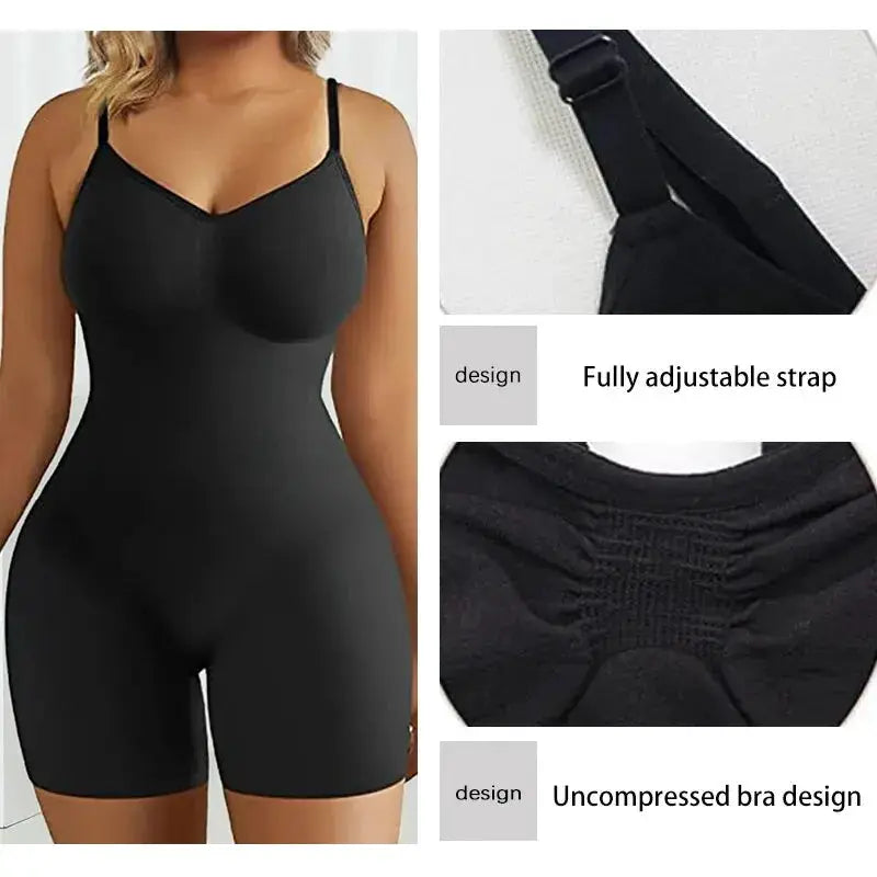 SilhouettePro Seamless High Waist Shapewear Bodysuit For Women Tummy Control Flat Belly Silhouette