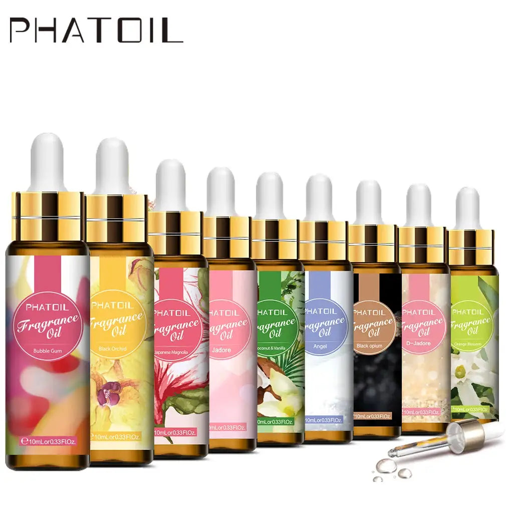 Phatoil Coffee Coconut Vanilla Fragrance Essential Oil Diffuser 10ml With Dropper White Musk Orchid Magnolia Marigold