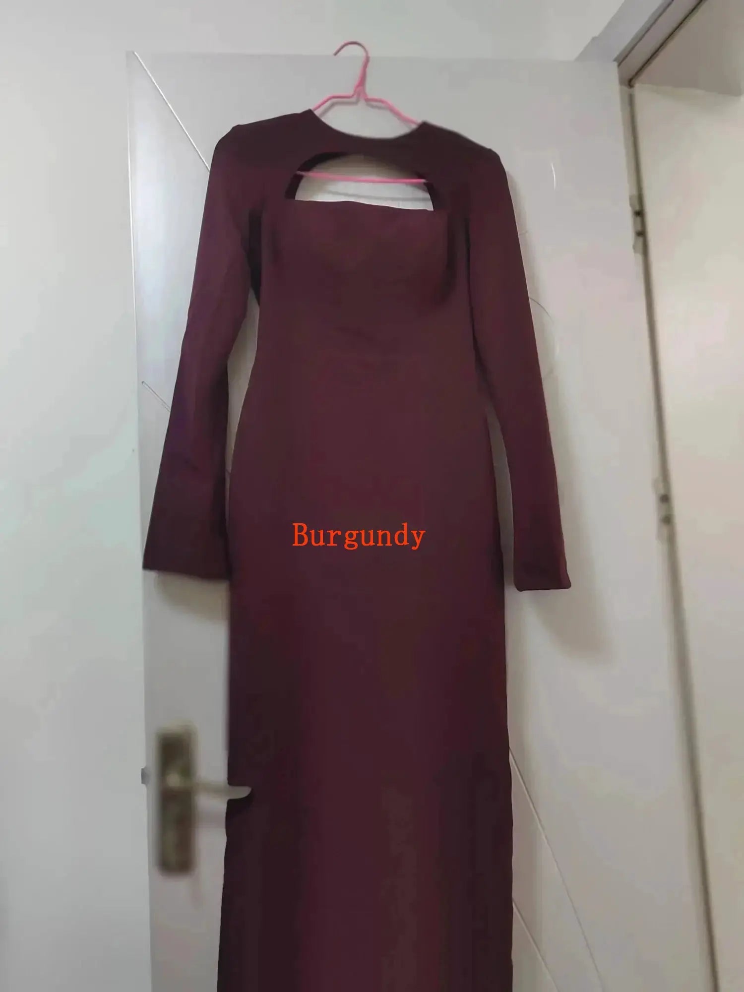 Mermaid Black Prom Dress With Long Sleeves Elegant Formal Evening Gown