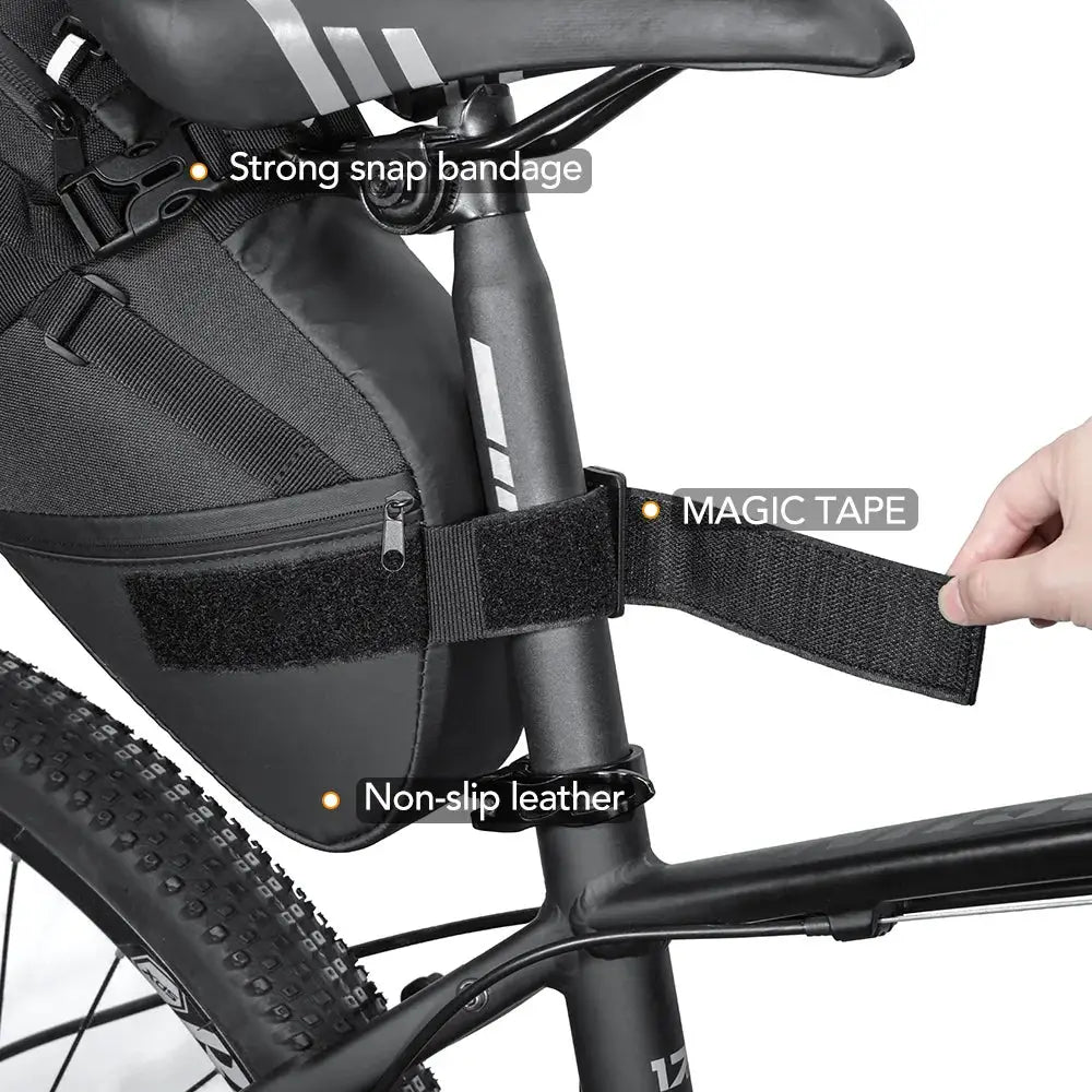 NEWBOLER 10L Waterproof Large Capacity Bike Saddle Bag - Simples Market