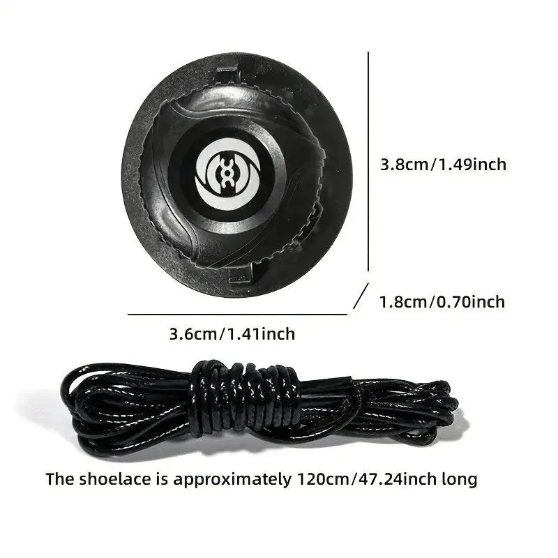 Automatic Shoelaces No Tie System With Swivel Buckle For Sneakers And Tennis Shoes 1 Pair