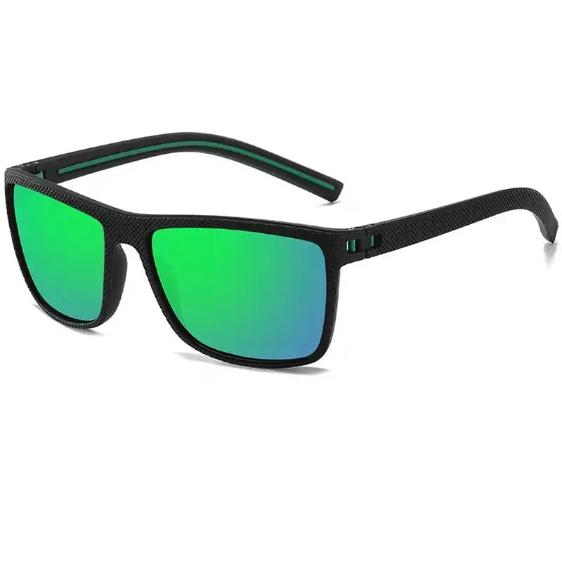 PulseOptics Square Polarized Sunglasses Unisex Lightweight Frames With Glare Reducing TAC Lenses
