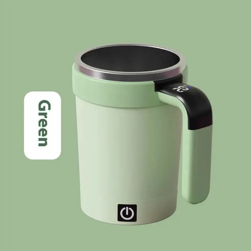 Smart Temperature Measuring Magnetic Automatic Stirring Cup Portable Electric Coffee Mug 380ML For Sports And Fitness