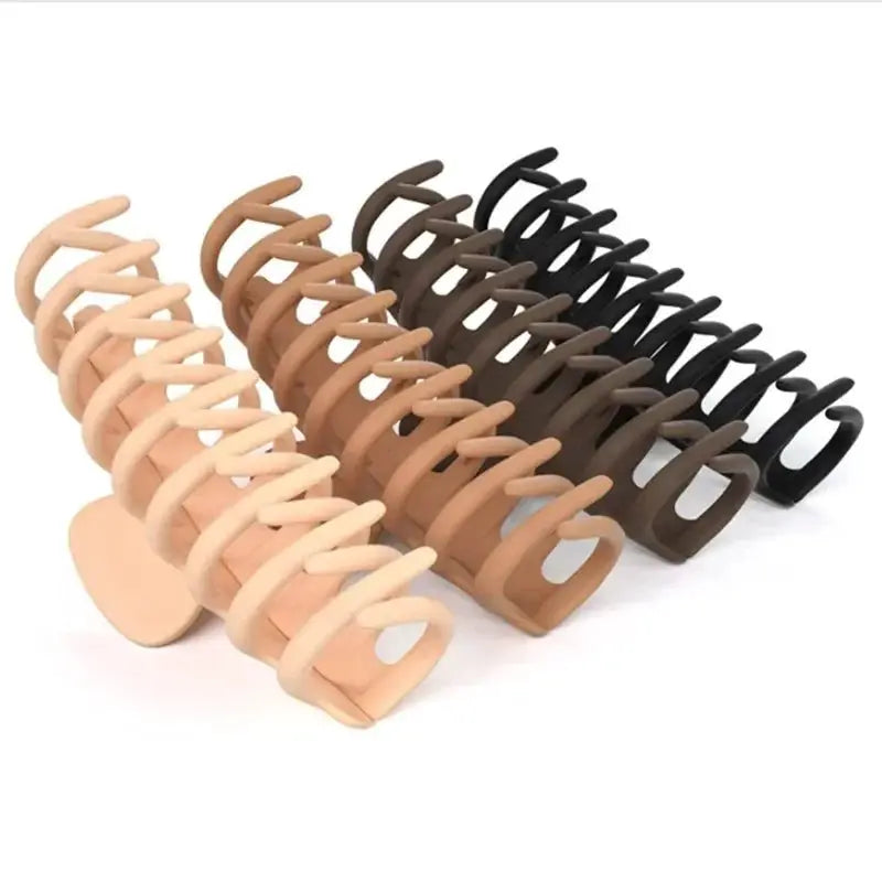 Geometric Matte Hair Claw Set - Simples Market