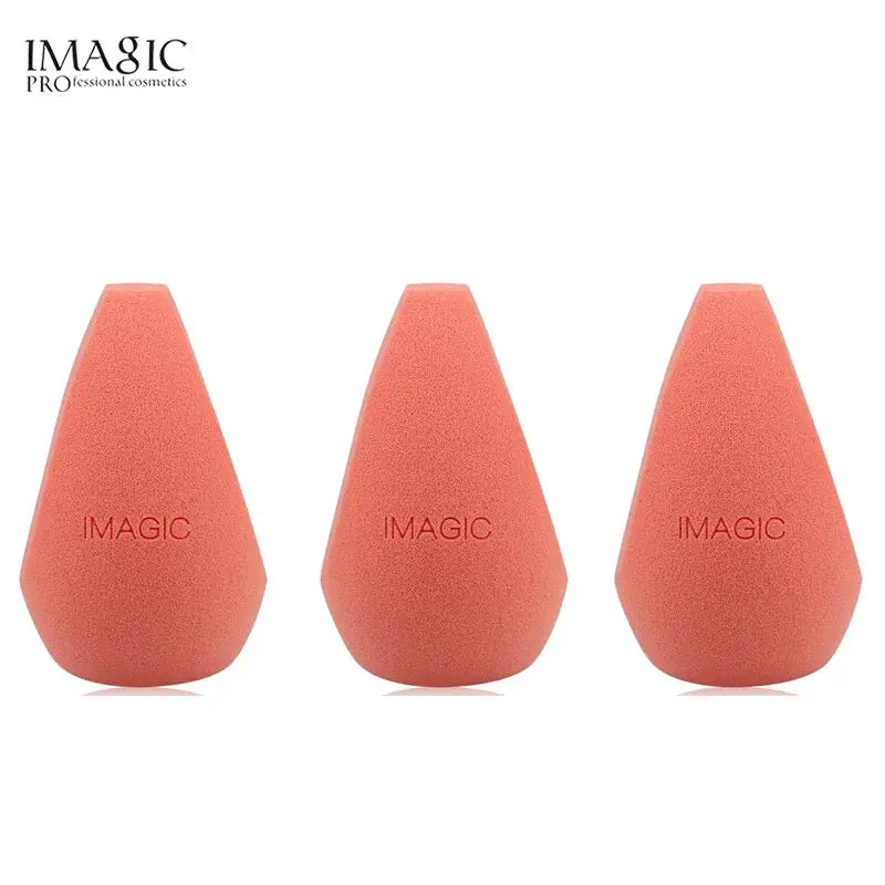 Imagic 3 Piece Hydrophilic Non Latex Makeup Puff Set For Wet And Dry Use Flawless Foundation And Concealer