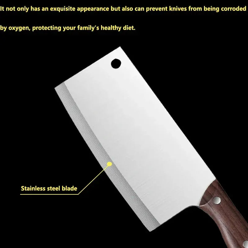 ChefForge Multi Function Kitchen Cleaver With Sharp Durable Stainless Steel Blade For Precision Slicing And Chopping
