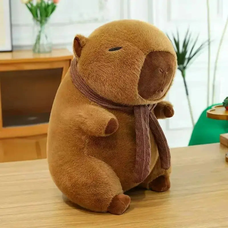 23cm Capybara Plush Toy Anime Style Stuffed Animal Soft Doll Gift For Christmas And Thanksgiving