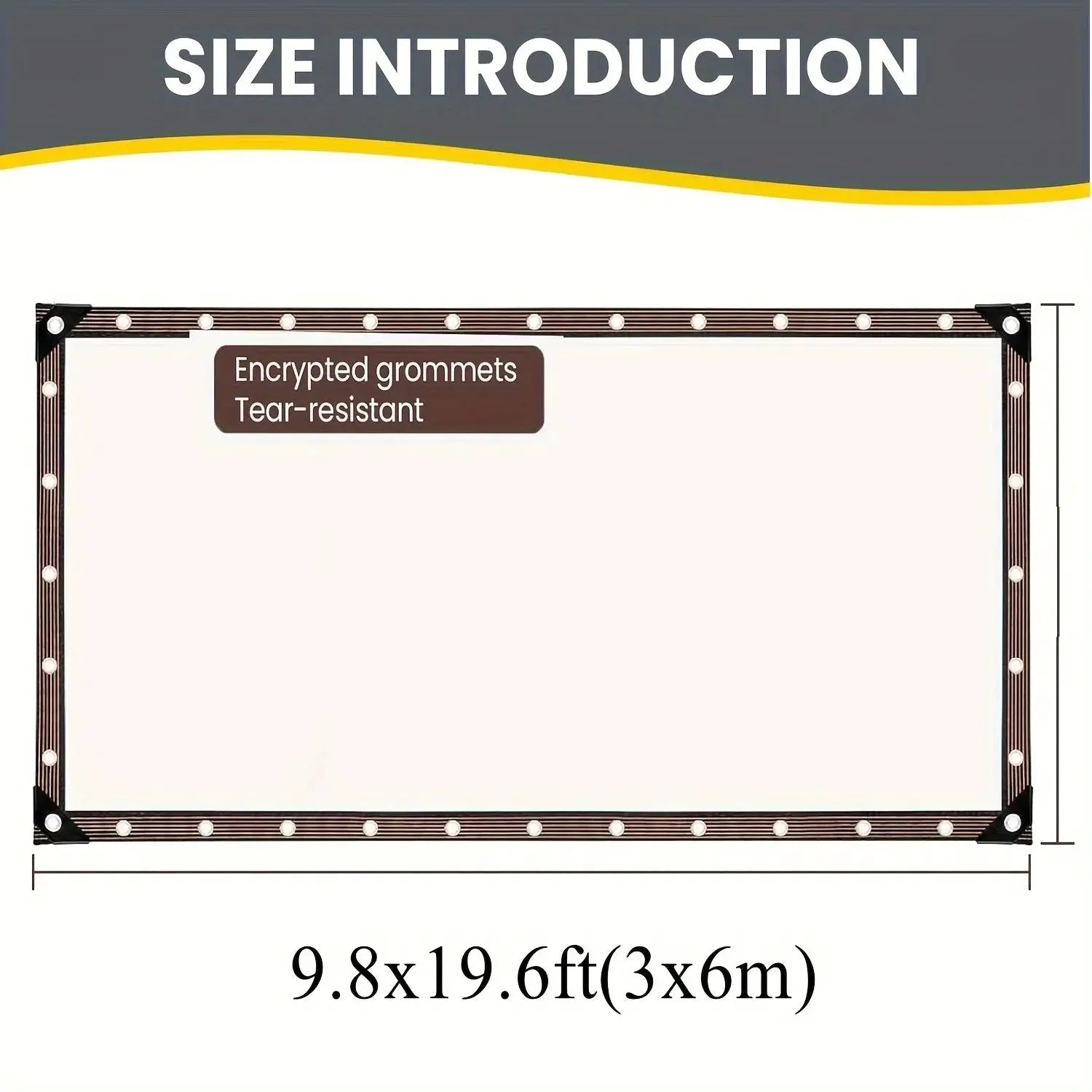 Clear Waterproof Tarp With Grommets For Patio Henhouse Porch Canopy Plant Camping Outdoor Covering