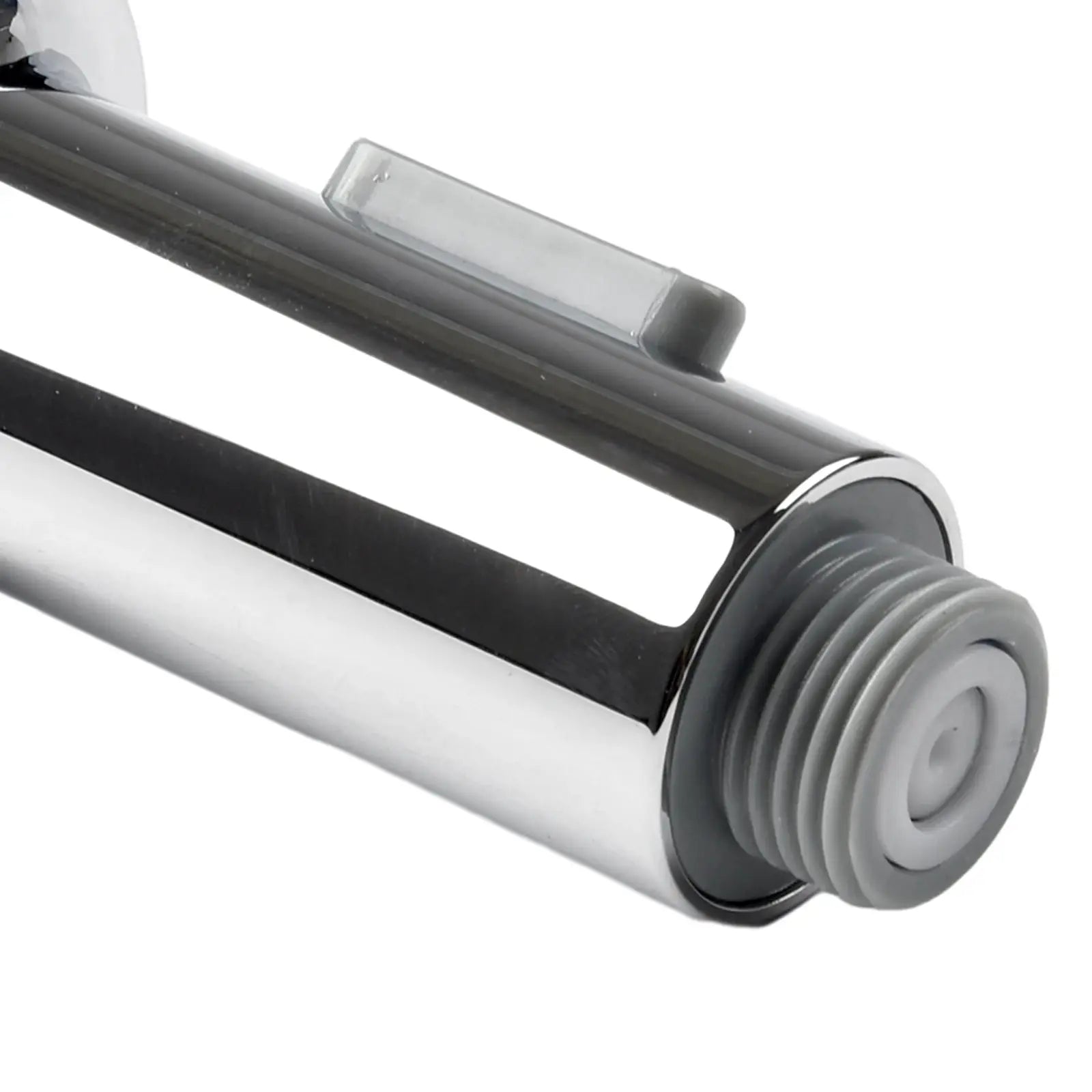 ABS kitchen faucet head replacement by Simples Market, chrome body with gray spray nozzle